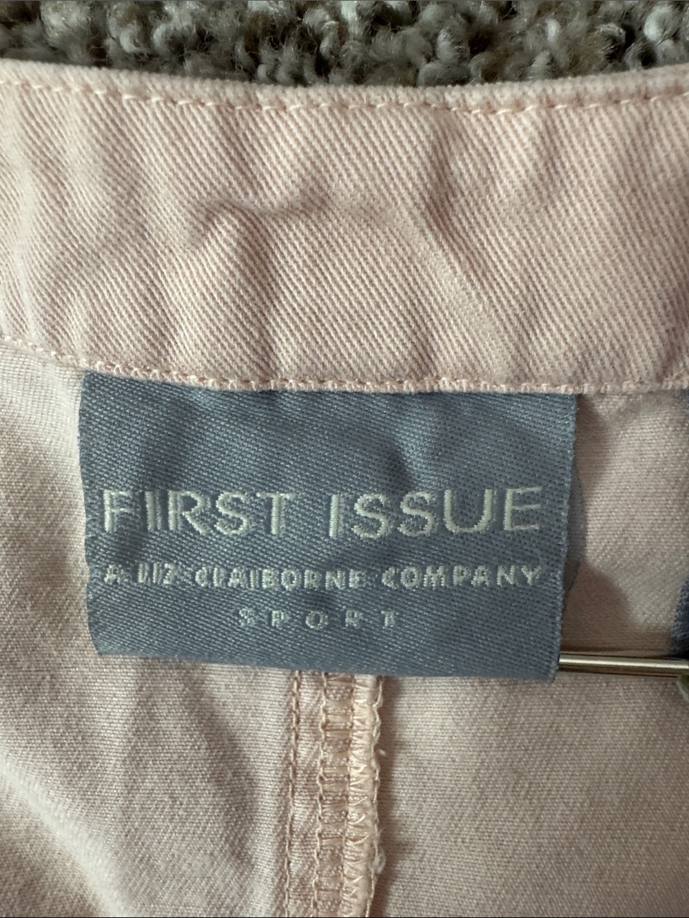 First Issue Light Pink Button-Front Short Sleeve Top - Picture 4 of 13